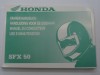 Original Honda Fahrerhandbuch Sfx50