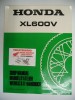 Original Honda Werkstatt-handbuch Xl600vk Transalp  -  Nachtrag