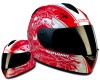 Motorradhelm 888 Shivan Dragon,  Red, white