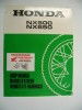 Original Honda Werkstatthandbuch Nx650l Nx500l  -  Nachtrag