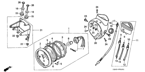  Headlight/ Speedometer