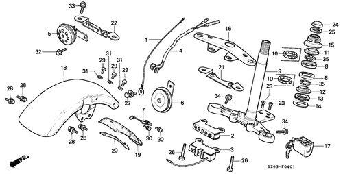  Steering Stem/ Top Bridge