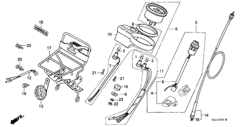  Meter/ Horn/ Key Set