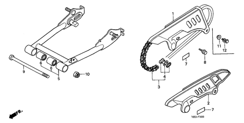  Brazo De Oscilacion/ Caja De Cadena