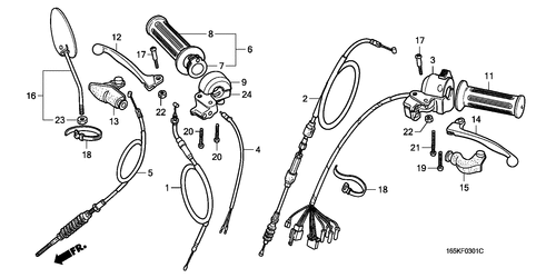  Schalter/ Lenker/ Hebel/  Kabel (2)