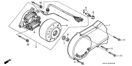  Left Crankcase Cover/  Generator