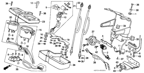  Indicatore/ Clacson/ Insieme Chiave (eccetto Xl125s-cm)