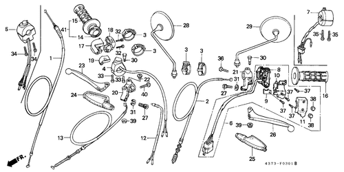  Schalter/ Kabel (xl125sd/ F/ H/ L)