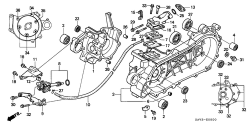  Carter Moteur/ Pompe A Huile