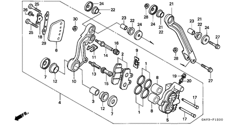  Front Brake Caliper