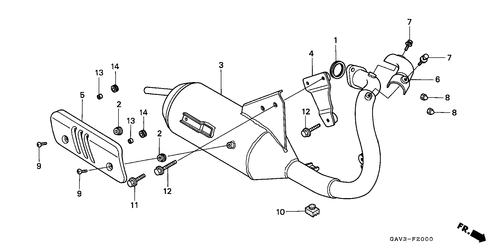  Exhaust Muffler