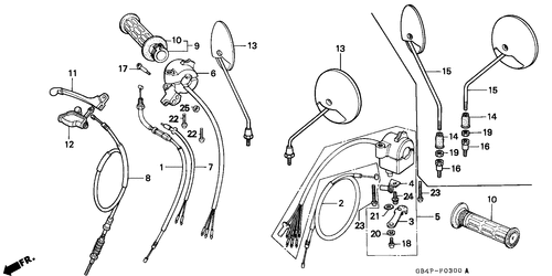  Hebelgriff/ Schalter/ Kabel (c50p/ C50t)