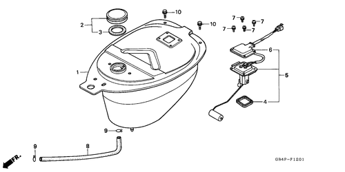  Kraftstofftank (c50sp/ C50st)