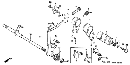  Gearshift Drum