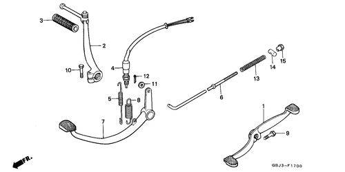  Pedal/ Kickstarter-arm