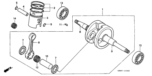  Kurbelwelle/ Kolben