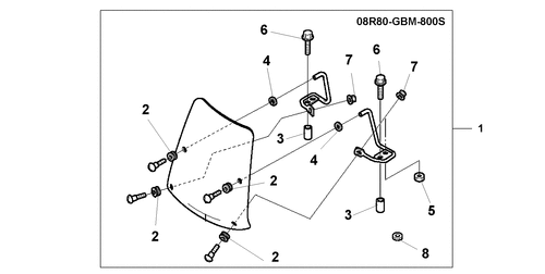  Pare Brise Sfx50