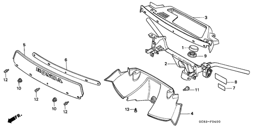  Maniglia Sterzo/ Maniglia Coperchio/ Wind Screen