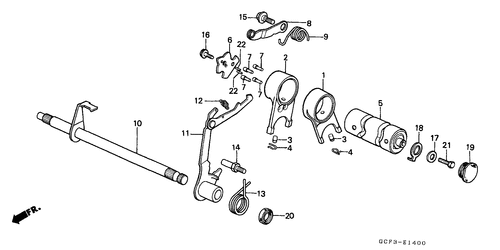  Gearshift Drum