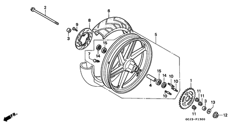  Rear Wheel