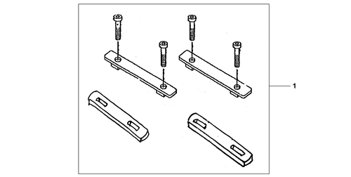  Rr Trunk Stay Set