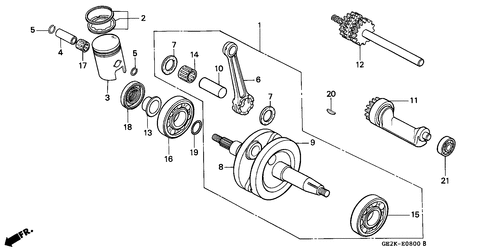  Vilebrequin/ Piston