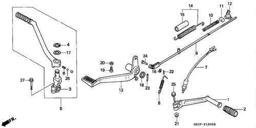  Pedal/ Kickstarter-arm