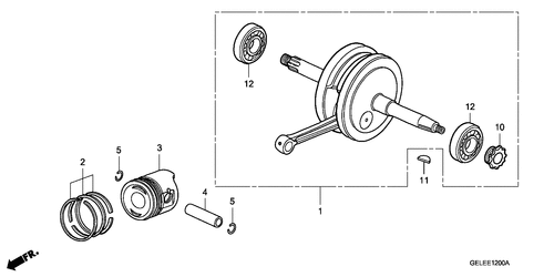  Vilebrequin/ Piston