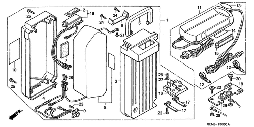  Batterie/ Schalteinheit
