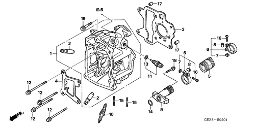  Cylinder Head (nps505/ 6)