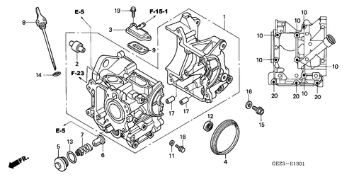  Crankcase (nps505/ 6/ 8)