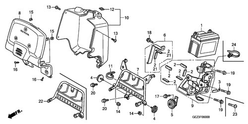  Front Cover/ Battery