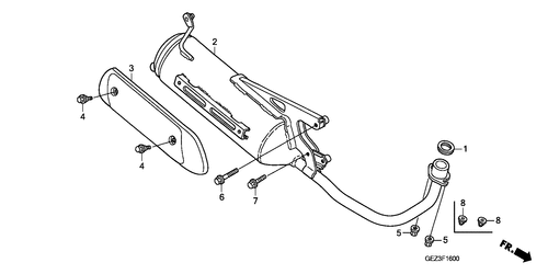  Exhaust Muffler (nps503/ 8)