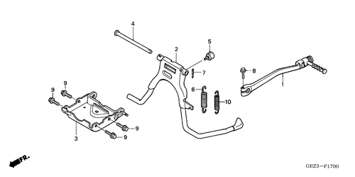  Staender/ Kickpedal