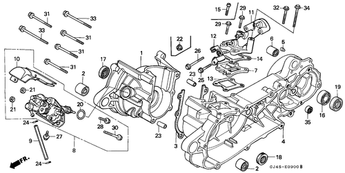  Carter Moteur/ Pompe A Huile