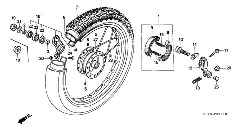  Hinterrad (sh75h/ K/ M/ P/ S)