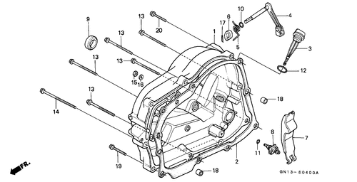  Panneau Carter-moteur D.