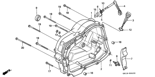  Panneau Carter-moteur D.