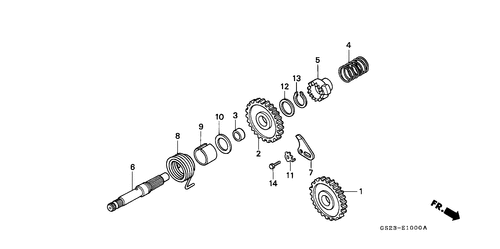  Kick Starter Spindle