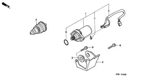  Starting Motor (pk50mn)