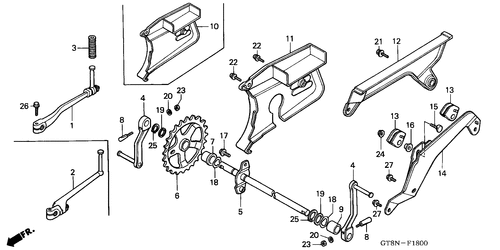  Pedal/ Brazo Arrancador Pedal