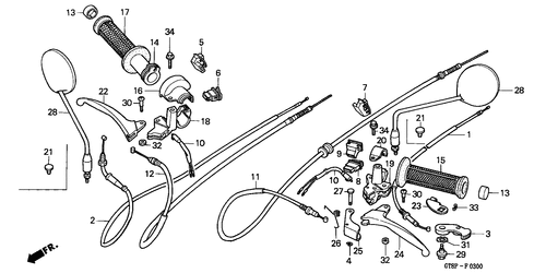  Handle Lever/ Switch/ Cable