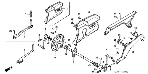  Pedal/ Kickstarter-arm