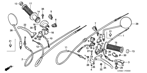  Handle Lever/ Switch/ Cable