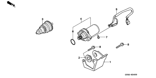  Motor De Arranque (pk50ms/ Sms)