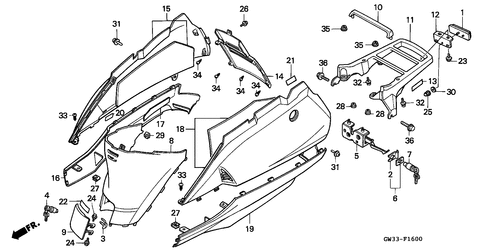  Body Cover/ Rear Carrier