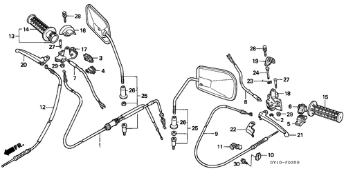  Handle Lever/ Switch/ Cable