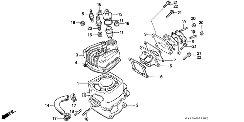 Schalthebelgummi Gummi Schalthebel Rubber Gear Change Original Honda CRM 75-50 