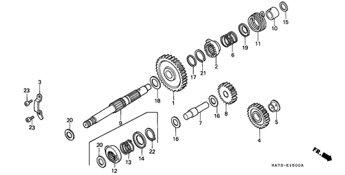  Kick Starter Spindle