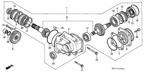  Side Gear Case